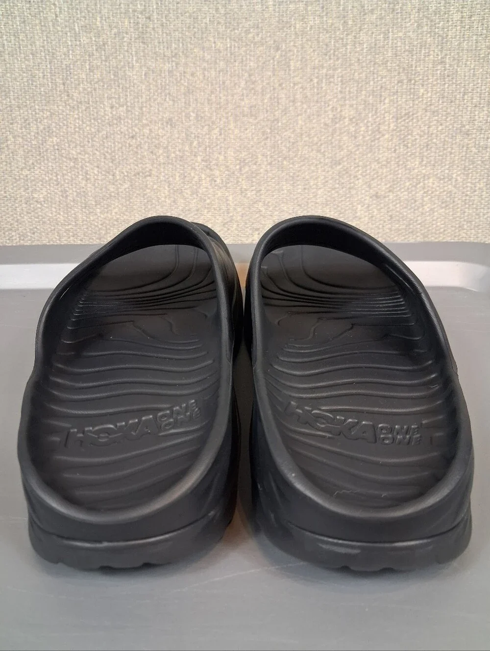 Hoka One One Black Men’s Slide Sandals